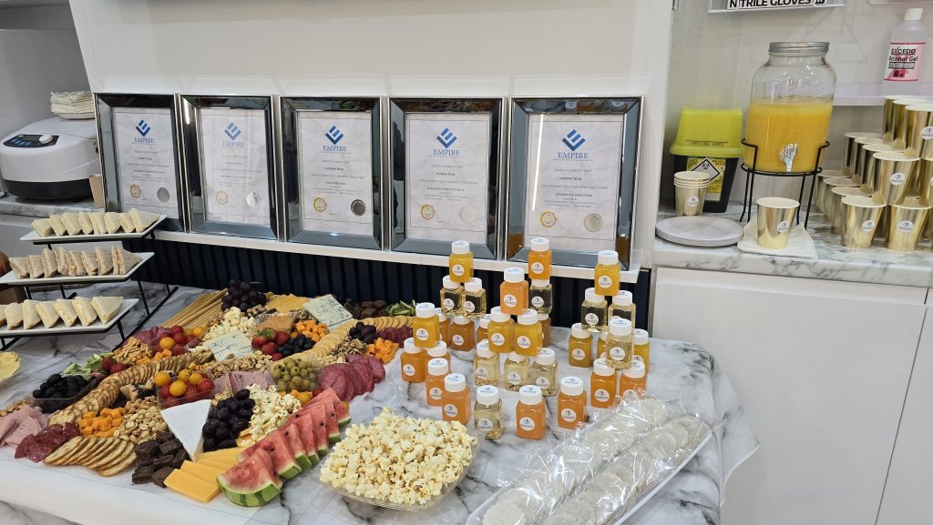 Gene23 Table Setup on Opening Day